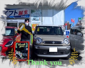 S様、クロスビーご納車おめでとうございます！